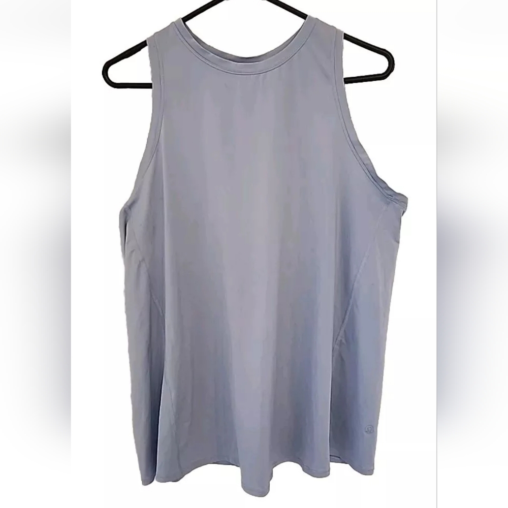 Lululemon Split Back Tank Top Size 8 Purple Blue